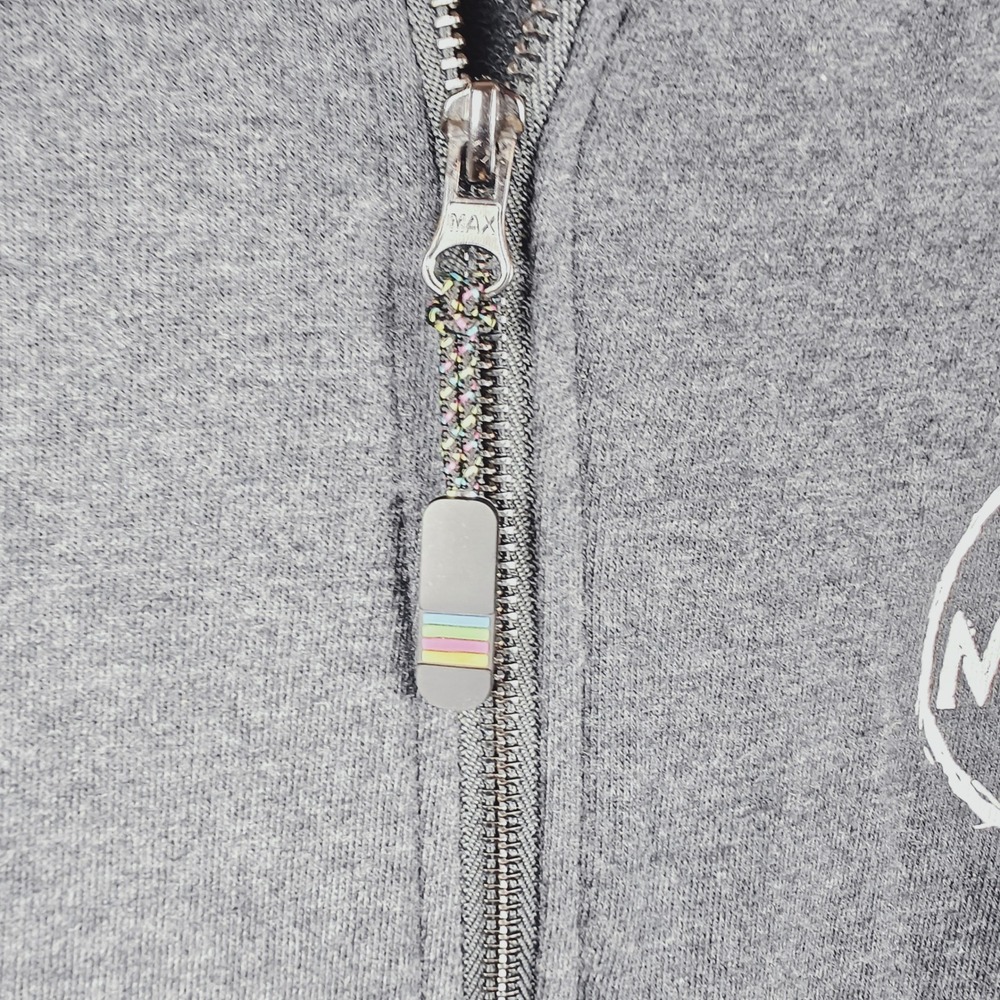 Maui and Sons Mens Zip Up Hoodie Gray Size Large Full Zip Casual Beach LARGE - Picture 12 of 12